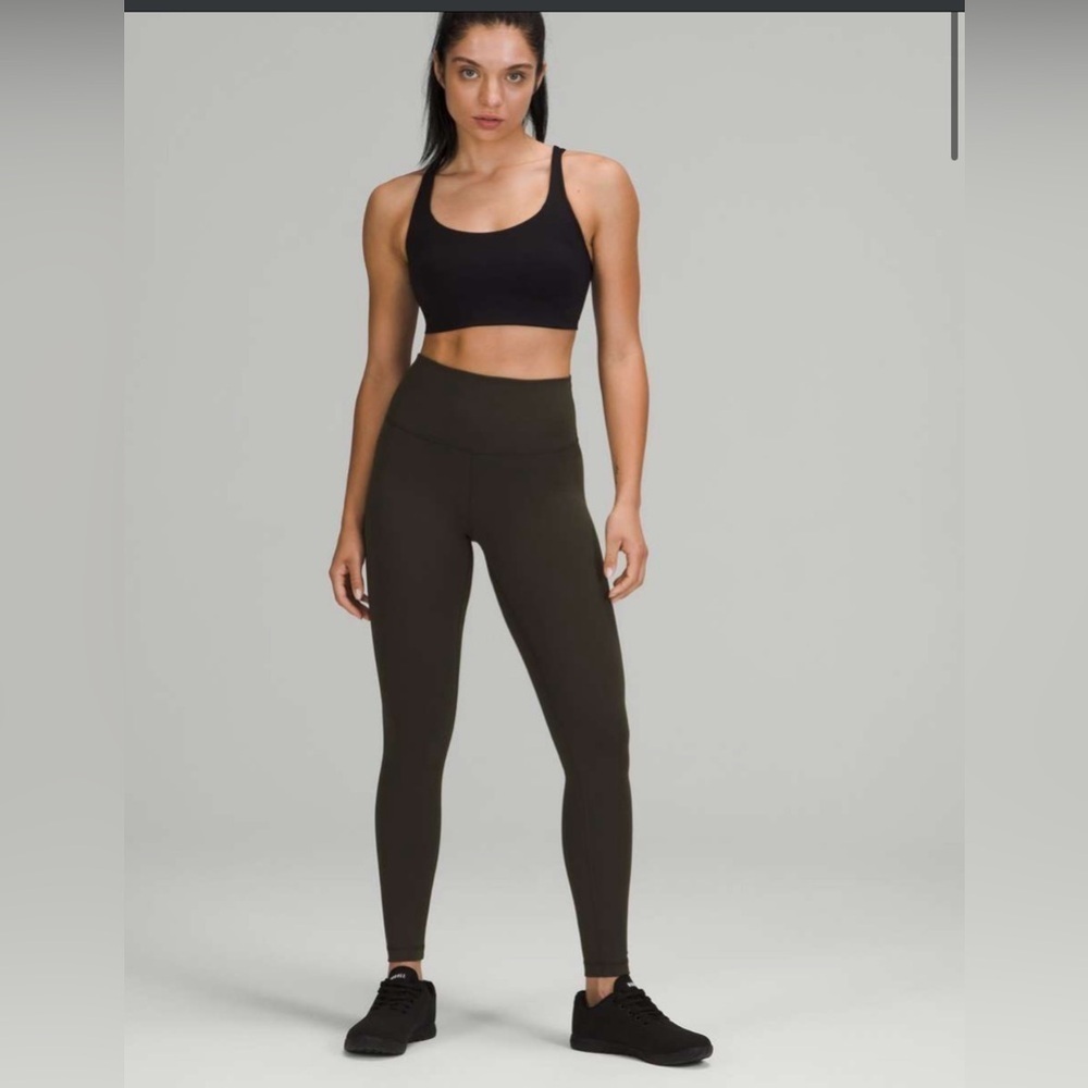 2023 Lululemon Wunder Train High-Rise Tight 28"
Dark Olive Size 6